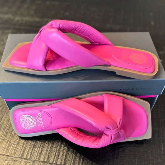 Vince Camuto Shoes - Hot Pink Vince Camuto Pink Napa Seda Women's Sandals 8 M NWT